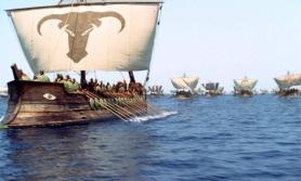 Galera jedyny okręt ktory mogł sforsowac ciesninę Bosfor z południa na północ do Jerozolimy/Yoros Turcja Izajasza 33:20,21 wg LXX