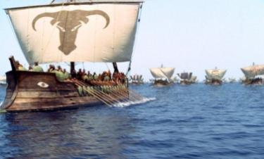 Galera jedyny okręt ktory mogł sforsowac ciesninę Bosfor z południa na północ do Jerozolimy/Yoros Turcja Izajasza 33:20,21 wg LXX